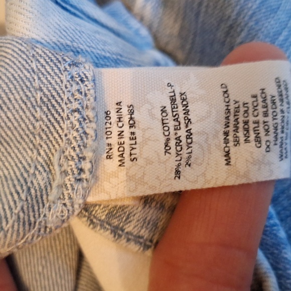 SOFT SURROUNDINGS Pull On Cropped Snap Ankle Jeans. Size PXS - Picture 12 of 12